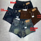 American Retro Denim Shorts Women&