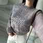 Design Sense Heavy Embroidery Sequins Pullover.