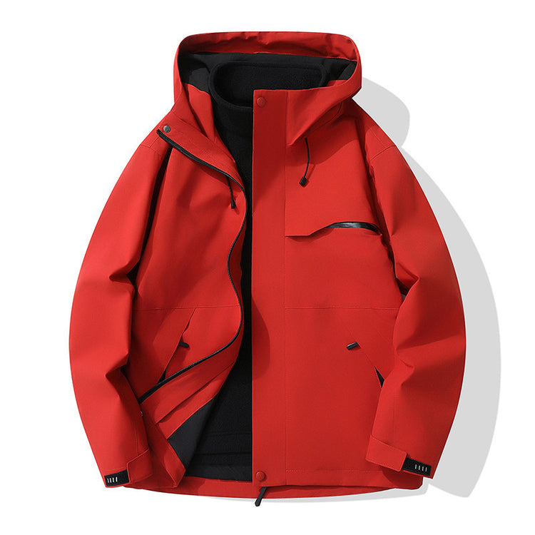 Outdoor Waterproof Jacket Men - Cotton Coat for All Weather Conditions - Florence Luxe