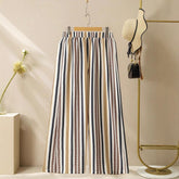 Striped V-neck Suit for Women - Stylish & Chic Design - Florence Luxe