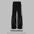 Autumn And Winter Leisure Sweatpants Loose Wide Leg Straight.