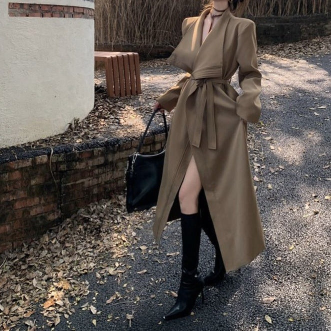 Casual Oversized Cardigan with Large Lapel for a Slimming Fit - Florence Luxe