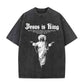 Christian Vintage Washed T-shirt - Jesus Forgive Them Father Design, Perfect Christian Jesus Forgive Them T-shirt