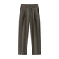 Loose Straight Black Casual Trousers Men