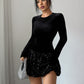 Elegant And Advanced Sequin Dress For Women