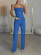 Shiny Vest Diamond Suit with Trousers for a Stunning Look - Florence Luxe