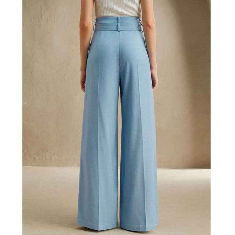Wide-leg High Waist Jeans For Women
