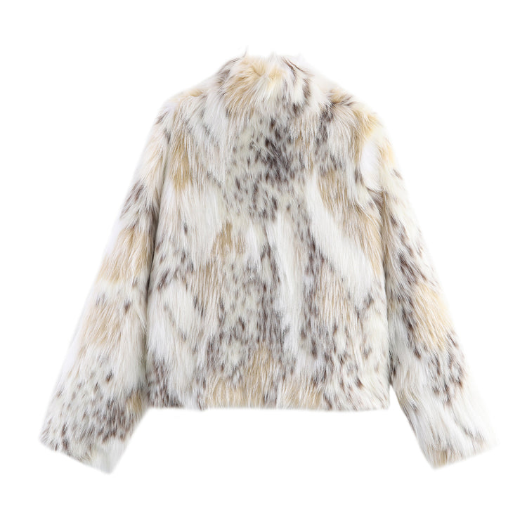 Leisure Loose And Thickened Artificial Fur Baggy Coat Women - Florence Luxe