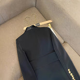 Double Breasted Elegant Slim Fit Elegant Versatile Lace-up Women&