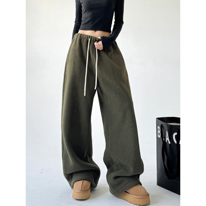 Cashmere Wide-Leg Pants for Women Winter - Stylish & Warm - Florence Luxe