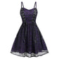 Skull Strap Dress Halloween Lace-up - Florence Luxe