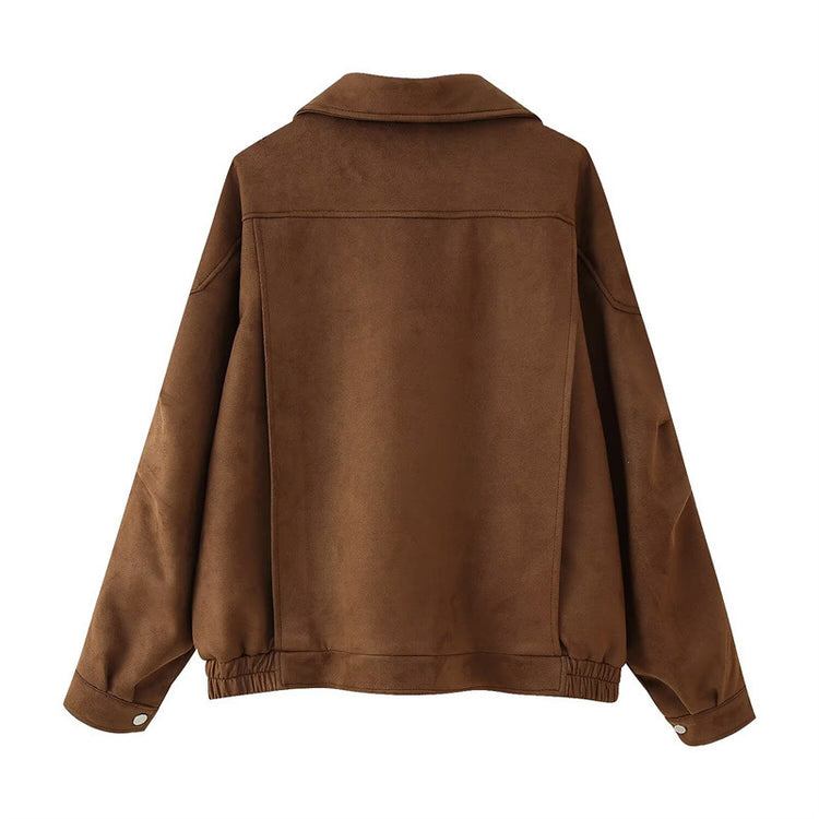 Maillard Retro Jacket Coat - Stylish Short Coat for Trendy Looks - Florence Luxe