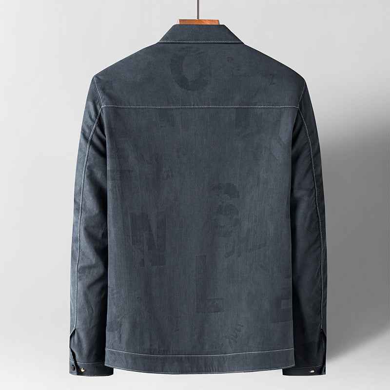 Lapel Multi-pocket Single-breasted Fashion Denim Jacket Coat