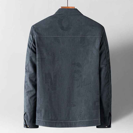 Lapel Multi-pocket Single-breasted Fashion Denim Jacket Coat
