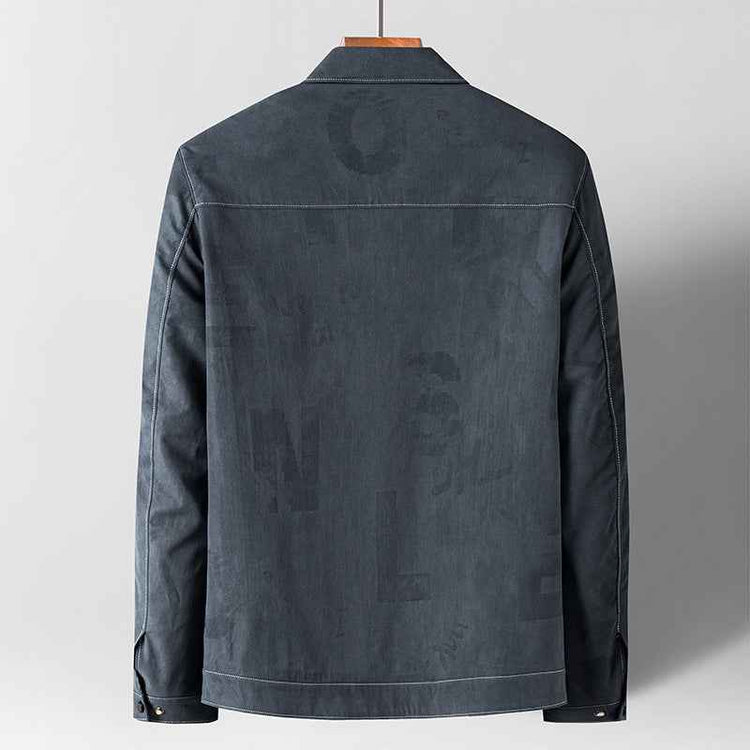 Lapel Multi-pocket Single-breasted Fashion Denim Jacket Coat