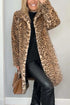 Fall Winter Leopard Print Mid-Length Coat for Cozy Style - Florence Luxe