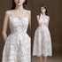 New Three-dimensional White Lace Dress Women.