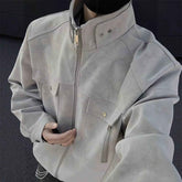 American Loose Detroit Stand Collar Men&