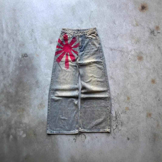 Mens Wide-Leg Denim Trousers for Modern Style and Comfort