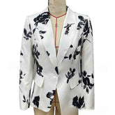 Elegant Commuter Fashionable All-match Suit Jacket For Women - Perfect Pair with Floral Print Maxi Dress