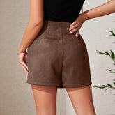 Heap Pleated Half-Length Shorts Skirt for Women - Florence Luxe