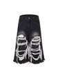 Cropped Ripped Patch Pants for a Trendy Look