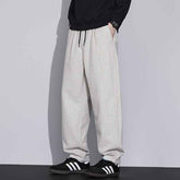 Retro Wool Tapered Pants - Stylish Mens Casual Loose Pants for Everyday Wear