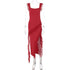Female Summer Temperament Dress with Stylish Stringy Selvedge Stitching - Florence Luxe