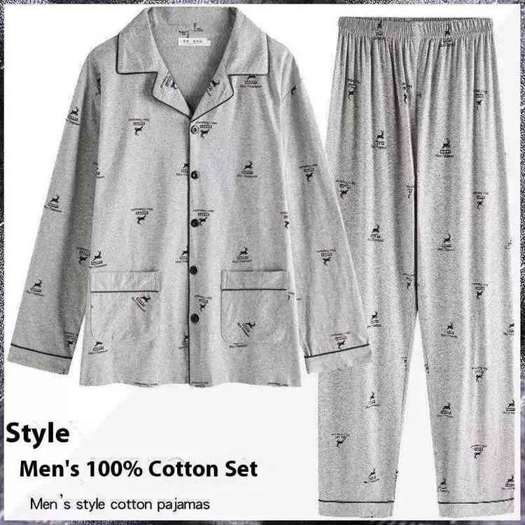 Full Cotton Thin Section Plus Size Plaid Outerwear for Comfortable Homewear