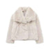 Winter Plush Coat for Women - Fashion Thicken Lapel Outwear Casual Long Sleeve Tops - Florence Luxe