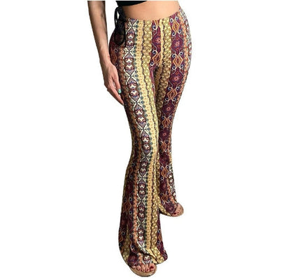 High Elastic Slim Print Trousers for Women – Sexy Fit Tight Pants - Florence Luxe