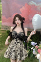 French Floral Suspender Dress - Fairy Summer Sweet Style