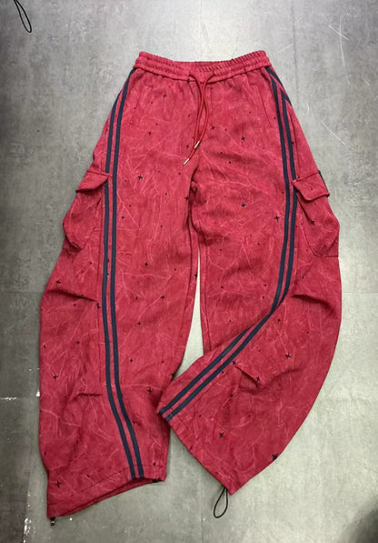 Personalized Patterns Large Pocket Banana Pants Women