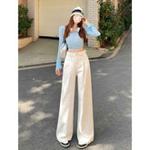 Autumn Wide Leg Jeans Women - Trendy and Comfortable Fit for Fall Fashion