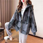 European American Letters Cardigan Coat for Women