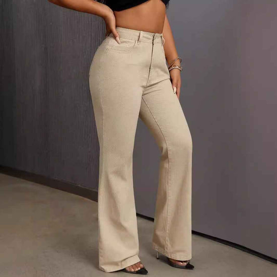 Sweep Floor Pull Jeans - Effortless Style for Everyday Comfort