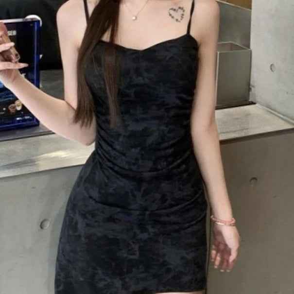 Elegant Rabbit Ear Collar Dress for Women - Thin Looking Fashion Waist-tight Strap Dress