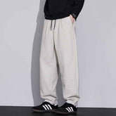 Retro Wool Tapered Pants - Stylish Mens Casual Loose Pants for Everyday Wear