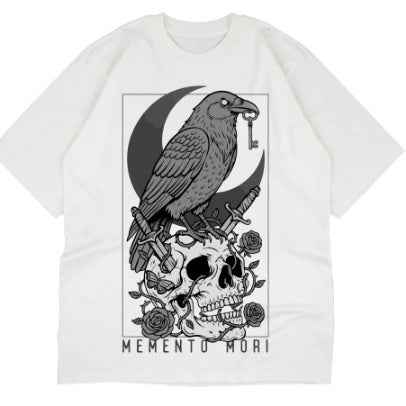 Memento Mori T-Shirt - Thoughtful Short-Sleeve Fashion