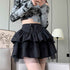 Niche Jk High Waist Mesh Skirt