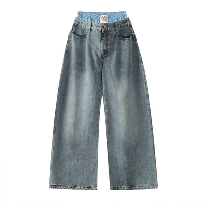 Washed Old Cotton Straight New 2024 Autumn Street Men&