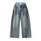 Washed Old Cotton Straight New 2024 Autumn Street Men&