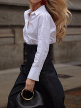 Elegant High-waist Wide-leg Jeans - Florence Luxe