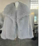 Winter Plush Coat for Women - Fashion Thicken Lapel Outwear Casual Long Sleeve Tops - Florence Luxe