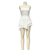 Irregular Design Short Dress Women