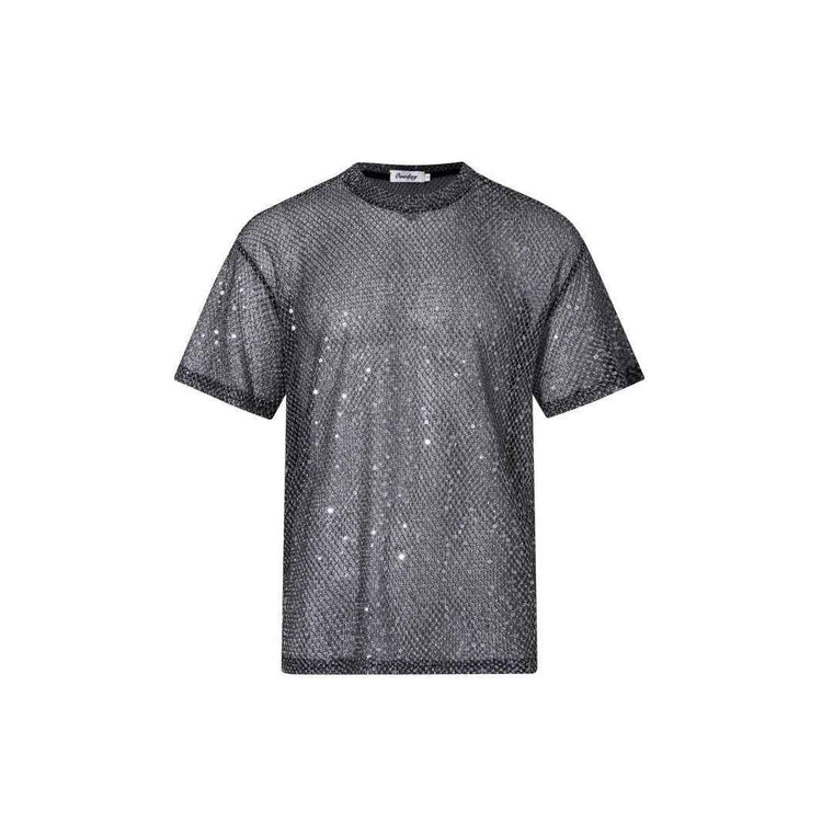 Western Boys Mesh T-shirt - See-through Short-sleeved Style for Boys