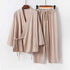 Trendy Cotton Linen Cardigan Suit: Stylish Two-Piece Hanfu for Modern Fashion