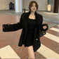 Lamb Wool Coat for Women - Mid-Length Elegance and Comfort - Florence Luxe