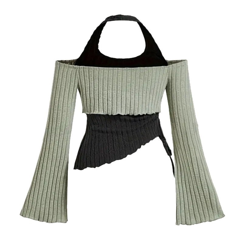 Street Fashion Halter Vest - Two-Piece Slim-Fit Short Top for Hot Girl Style - Florence Luxe