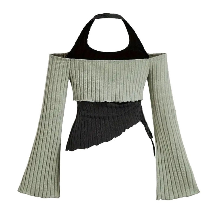 Street Fashion Halter Vest - Two-Piece Slim-Fit Short Top for Hot Girl Style - Florence Luxe